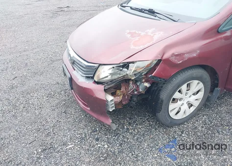 2012 Honda Civic Lx from USA, damaged, VIN 2HGFB2F55CH600274